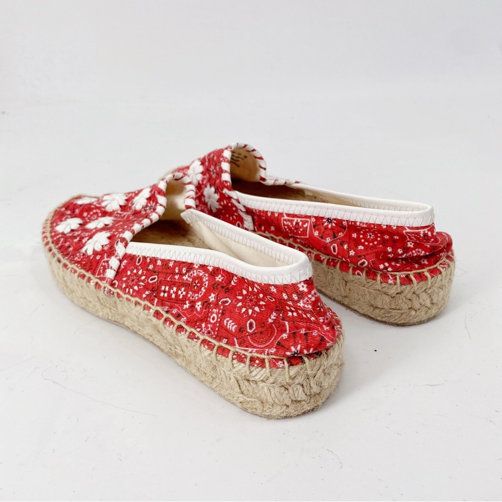 Jack Rogers Red and White Espadrilles 6.5 - Picture 6 of 8